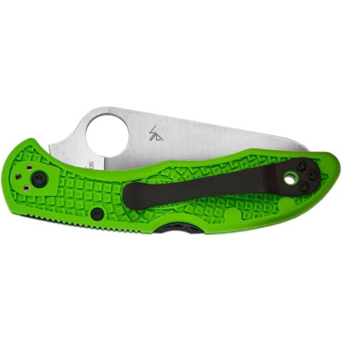 Ніж Spyderco Salt 2, серрейтор, LC200N, FRN green