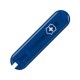 Накладка на ніж Victorinox 58мм blue transparent передня з лого (Fa+)
