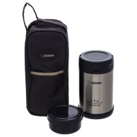 Набір для ланчу Zojirushi SW-EXE50BL 0.5 л чорний-сталевий
