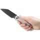 Ніж CJRB Pyrite-Light Black Blade, grey