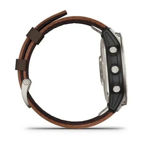 Смарт-годинник Garmin D2 Mach 1 з коричневим ремінцем Оксфорд