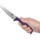 Ніж Spyderco Counter Critter, 7Cr17, Plastic purple
