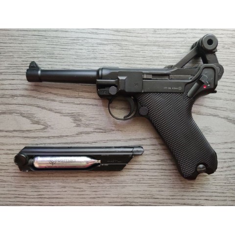 Пневматичний пістолет KWC P08 Blowback бу