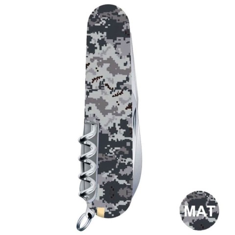 Складаний ніж Victorinox HUNTSMAN ARMY Піксель синій з черв. Лого 1.3713.3.W3943p