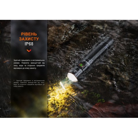 Ліхтар Fenix E35R + дифузор AOD-S V2.0 у подарунок | Лімітована серія
