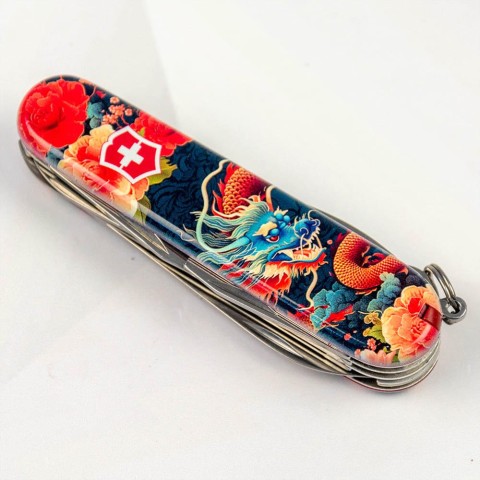 Нож Victorinox Swiss Army Huntsman Zodiac Китайский дракон