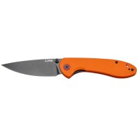 Нож CJRB Feldspar Black Blade, AR-RPM9 Steel, ц:orange