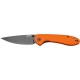 Нож CJRB Feldspar Black Blade, AR-RPM9 Steel, ц:orange