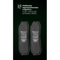 Балістичні пакети для ергономічних плечових демпферів для плитоноски “М4” XS-XL (2 шт | 1 клас | 210 г | НВМПЕ ✡ Ізраїль) ТМ Балістика