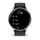 Смарт-годинник Garmin D2 Air X15 сріблястий з чорним силіконовим ремінцем