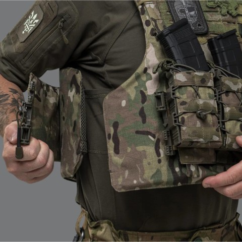 Плитоноска Ukrarmor IBV (аналог IOTV). Збільшена площа захисту S/M Мультикам