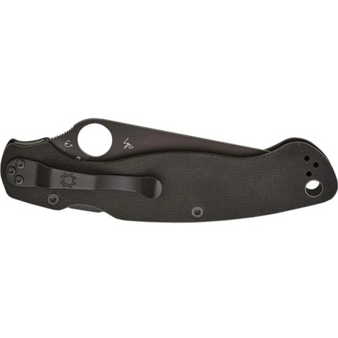 Ніж Spyderco Military 2 Black Blade, CPM S30V, G-10 black
