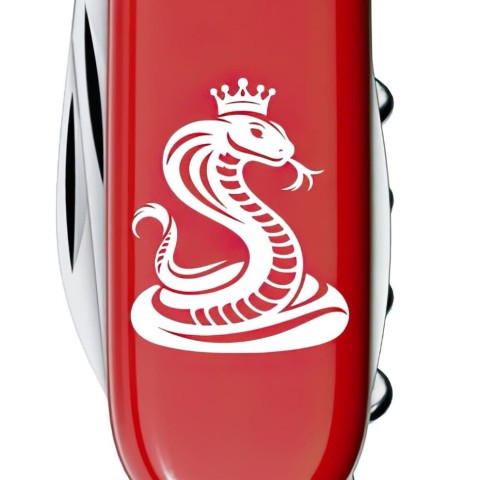 Складаний ніж Victorinox SPARTAN ZODIAC Кобра з короною 1.3603.Z4330u