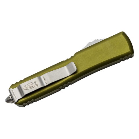 Нож Microtech Ultratech Gen IV OTF D/E серрейтор Stonewash OD Green