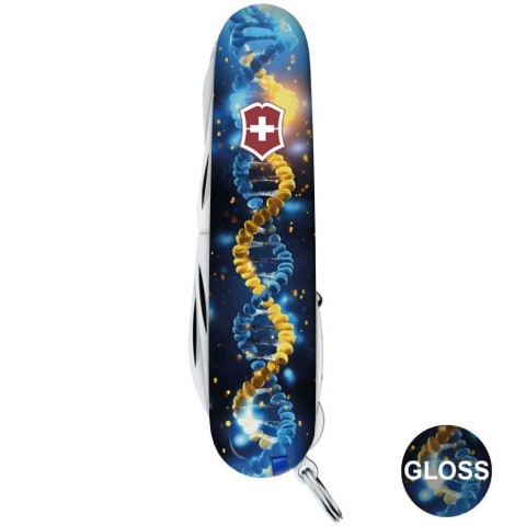 Складаний ніж Victorinox SPARTAN UKRAINE ДНК Українця 1.3603.3.T3270pw