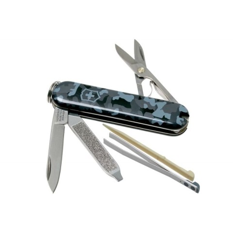 Ніж Victorinox Classic SD 58мм,7функ,син.камуфляж
