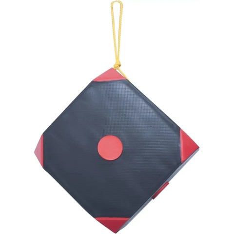 Мишень для стрельбы Yate Cube Polimix 4. 30x30x30 см. 40 lbs Black / Red
