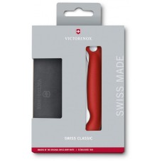 Набор кухонный Victorinox SwissClassic Cutting Board Set  2шт з черв. ручкою (складаний ніж, дошка для нарізання)
