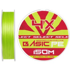 Шнур Select Basic PE Light Green 150m #3.0/0.26mm 45lb/20.8kg