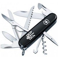 HUNTSMAN UKRAINE  91мм/15функ/черн /штоп/ножн/пила/крюк /Трезубец бел.