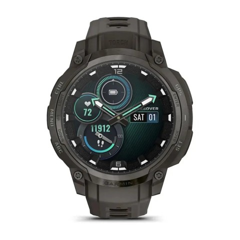 Смарт-годинник Garmin Instinct Crossover AMOLED вугільний