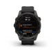 Смарт-годинник Garmin fenix 7S Sapphire Solar карбоново-сірий титановий DLC з чорним ремінцем