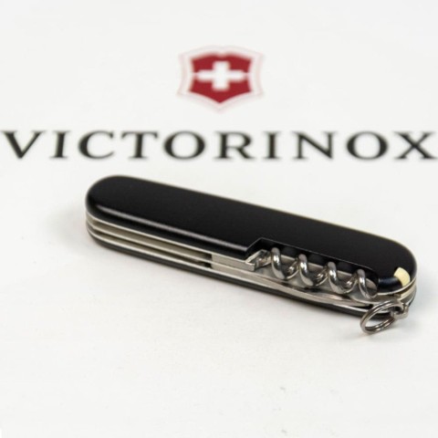 Ніж Victorinox Spartan Mat 91мм,12функ,чорн.мат,штоп