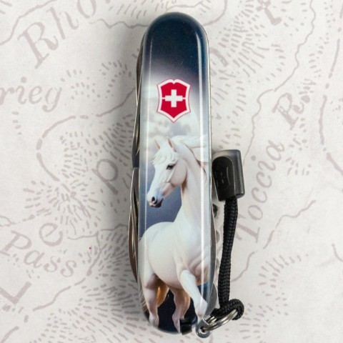 Складаний ніж Victorinox HUNTSMAN ZODIAC Магічний кінь 1.3713.3.Z5280pk