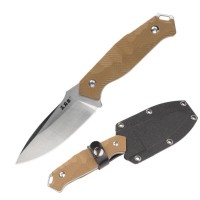 Ніж Sanrenmu S718-2, Sandvik 12C27N, G10, койот