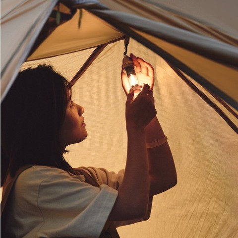 Ліхтар кемпінговий Naturehike CNK2350ZM010, 118х39мм, чорний