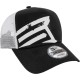 Кепка Savage TRUCKER HAT W/ WHITE SAVAGE LOGO с козырьком ц:белый/черный