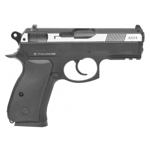 Пневматичний пістолет ASG CZ 75D Compact Nickel 4.5 mm