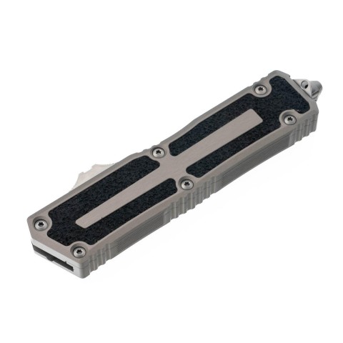 Нож Microtech Scarab II Gen III D/E-S, stonewash, черно-серый
