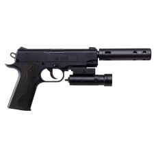 Пистолет пневматический Crosman мод.1911TAC с ЛЦУ
