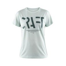 Eaze SS Logo Mesh Tee Woman