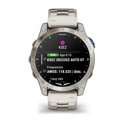 Смарт-часы Garmin D2 Mach 1 с титановым браслетом