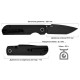 Нож CJRB Nova Black PVD