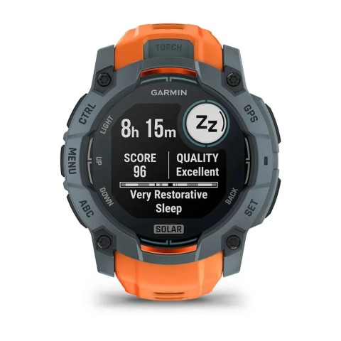 Смарт-годинник Garmin Instinct 3 (50 мм) Solar сутінковий/сонячний