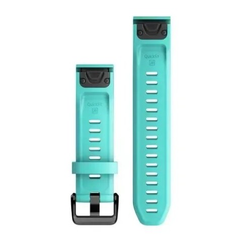 Ремешки для часов Garmin QuickFit 20 силиконовые бирюзовые