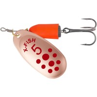 Блесна X-Fish Wolf №5 12,5g Copper fire tiger