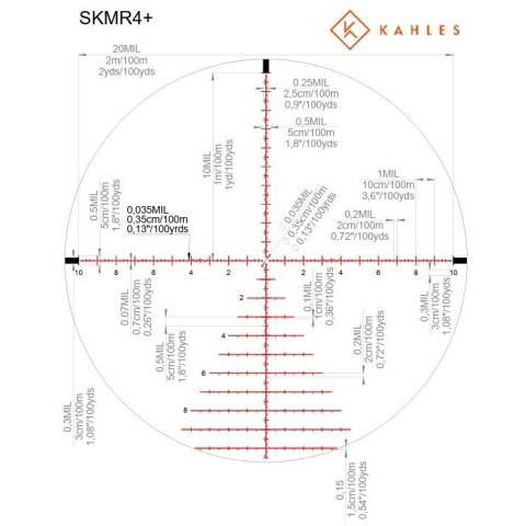 Прицел оптический KAHLES K540i DLR CCW 5-40x56 (36 мм) illum. Skmr4+ w-right FFP