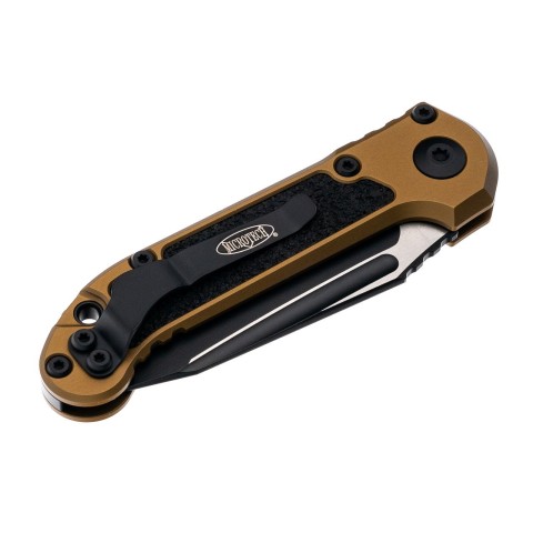 Ніж Microtech L.U.D.T S/E Gen III.,  чорний клинок, танто, руків'я tan