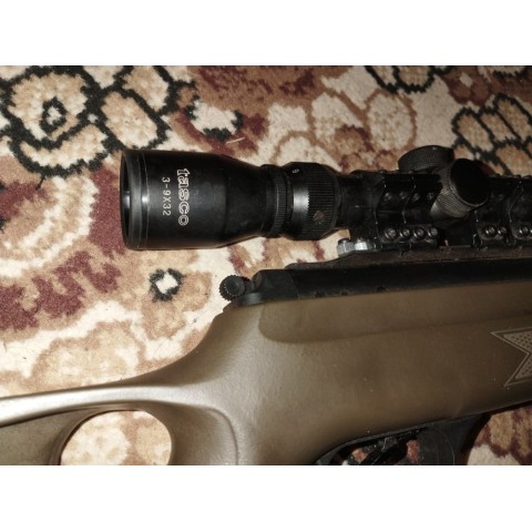 Пневматична гвинтівка Hatsan 125 TH бу з оптичним прицілом