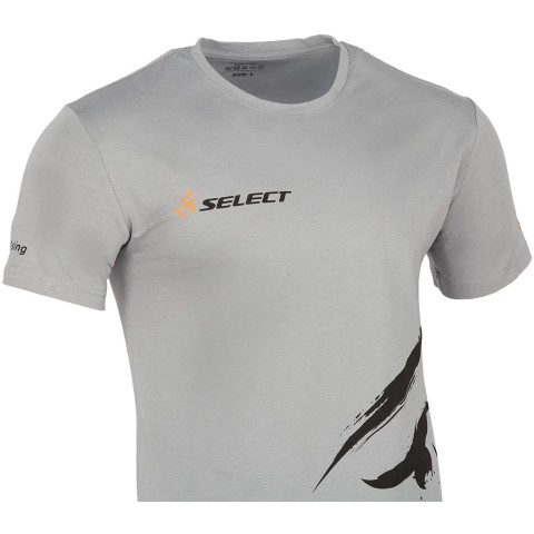 Футболка Select Fish Logo 3XL Gray/Pink