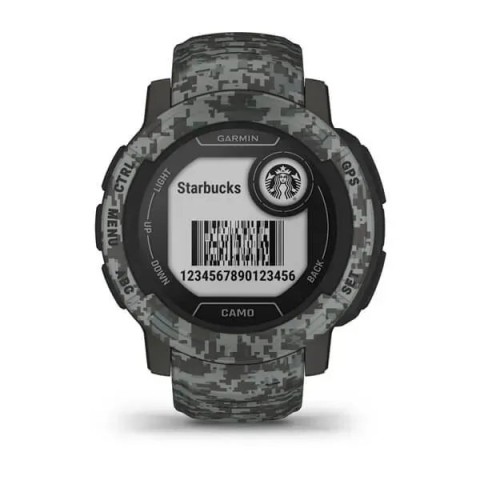 Смарт-часы Garmin Instinct 2 Camo Edition графитовые