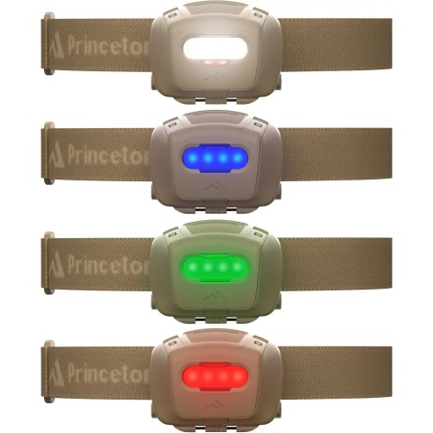 Фонарь налобный Princeton Tec Quad Tactical, 78 Lumens ц:sand