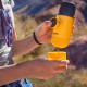 Портативна еспресо-кавоварка Wacaco Nanopresso жовта, механічна, для меленої кави