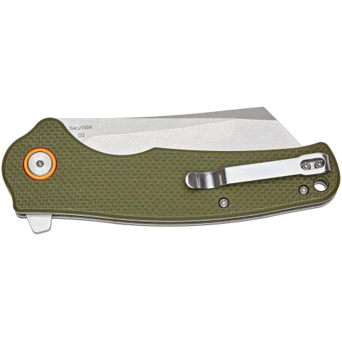 Нож CJRB Crag, G10, ц:green