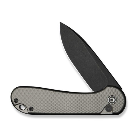 Ніж складаний кишеньковий Civivi Elementum II, (7.5 см) Nitro-V / Aluminum сірий