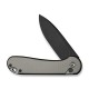 Ніж складаний кишеньковий Civivi Elementum II, (7.5 см) Nitro-V / Aluminum сірий